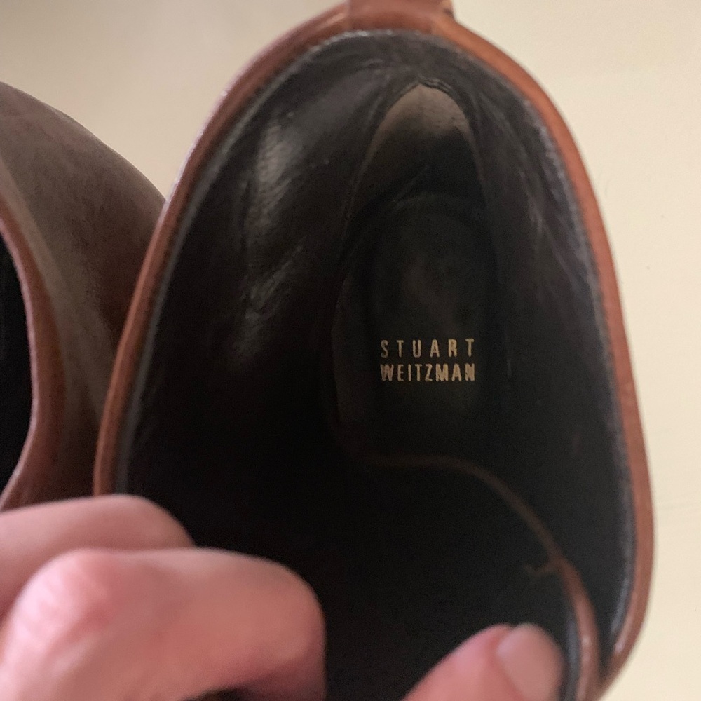 Stewart Weitzman leather ankle boots 9 - Picture 7 of 8